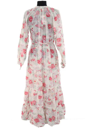 Robe Maison Hotel Blanc en Synthétique