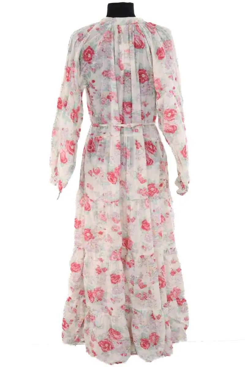 Robe Maison Hotel Blanc en Synthétique