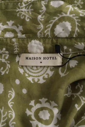 Robe Maison Hotel Vert en Viscose
