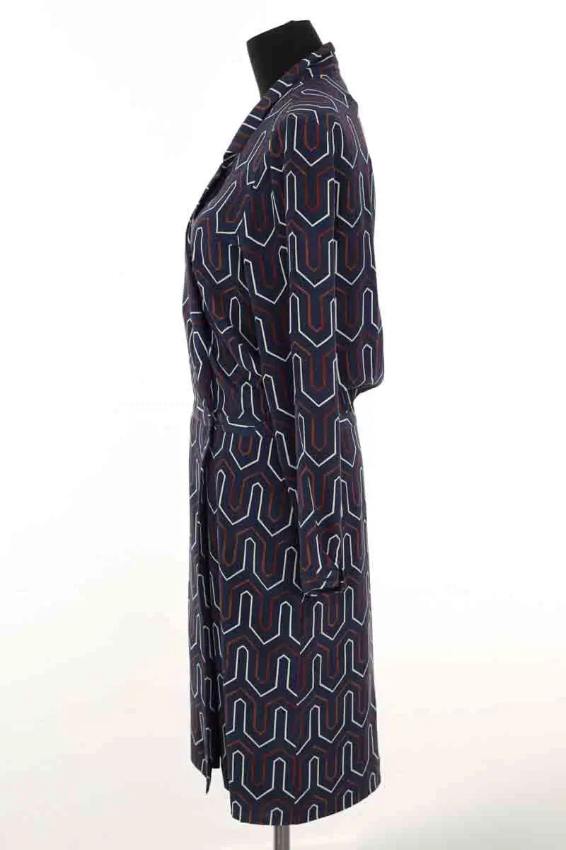 Robe Maison Père Marine en Soie