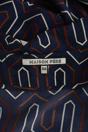 Robe Maison Père Marine en Soie