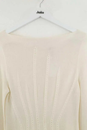 Robe Maison Rabih Kayrouz Blanc en Viscose