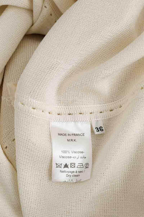 Robe Maison Rabih Kayrouz Blanc en Viscose
