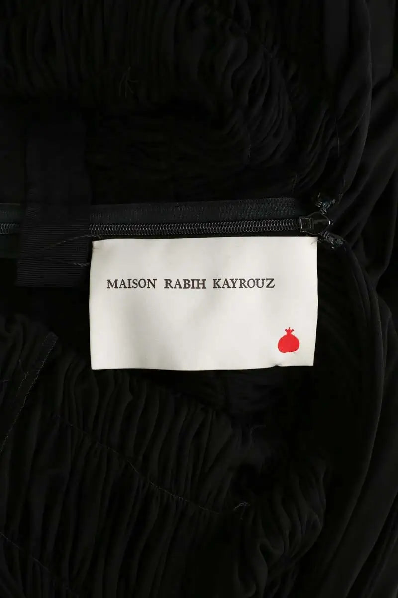 Robe Maison Rabih Kayrouz Noir en Synthétique