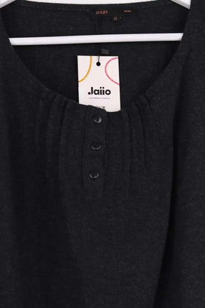 Robe Maje Anthracite en Coton