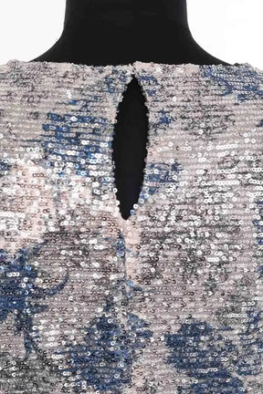 Robe Maje Argent en Paillettes