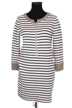 Robe Maje Blanc en Coton, taille L - Seconde Main