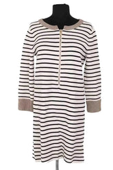 Robe Maje Blanc en Coton, taille L - Seconde Main