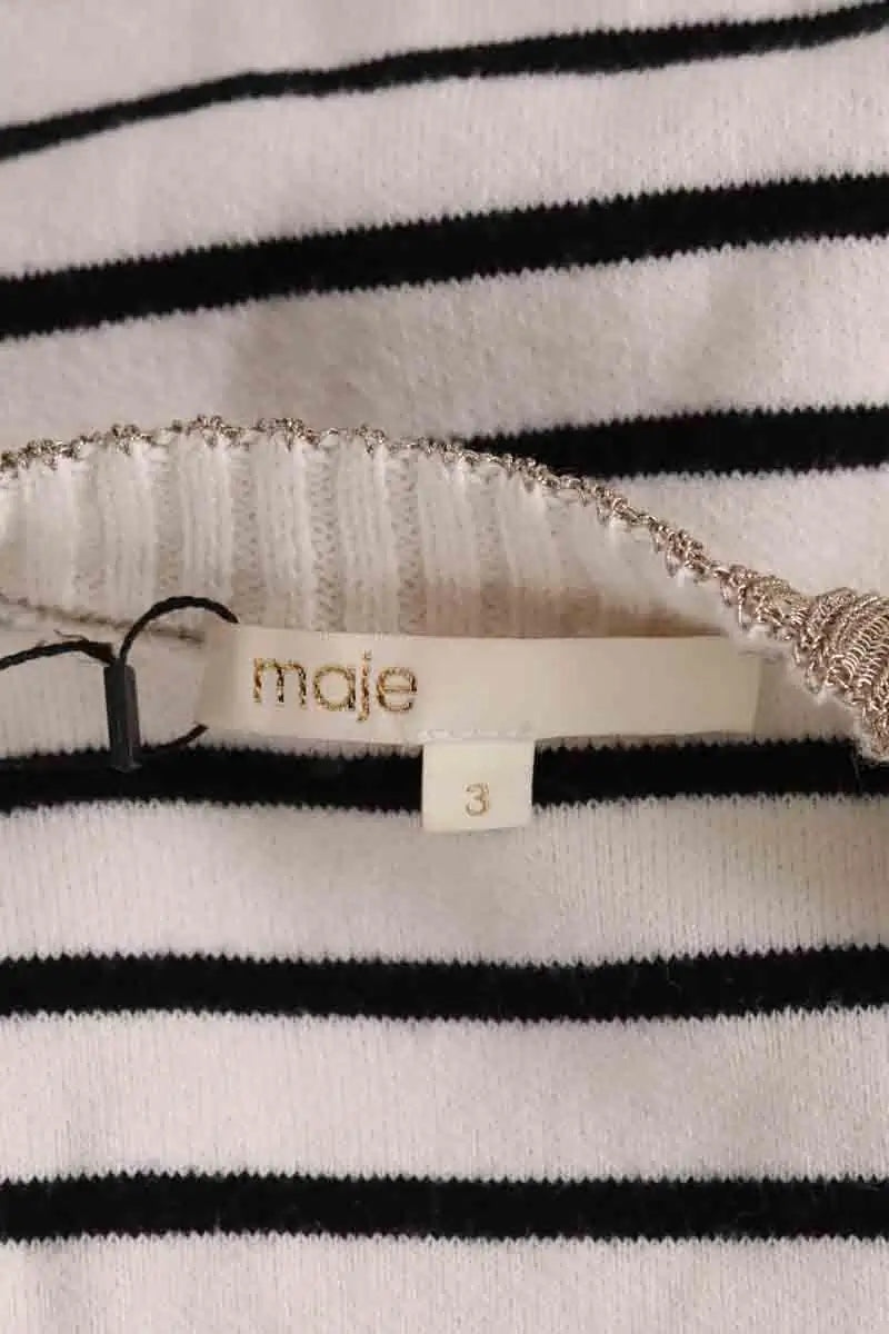 Robe Maje Blanc en Coton