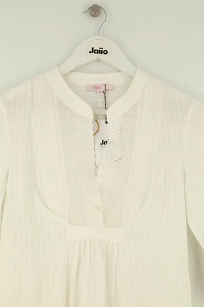 Robe Maje Blanc en Coton
