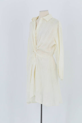 Robe Maje Blanc en Coton