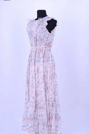 Robe Maje Blanc en Coton
