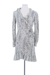 Robe Maje Blanc en Synthétique, taille S - Seconde Main