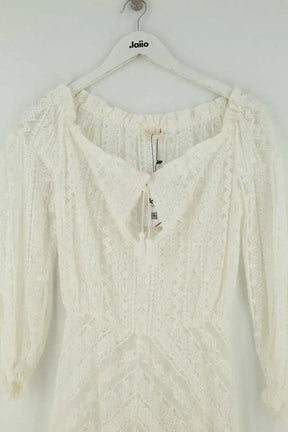 Robe Maje Blanc en Synthétique