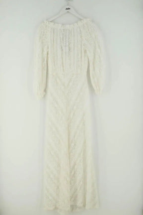 Robe Maje Blanc en Synthétique