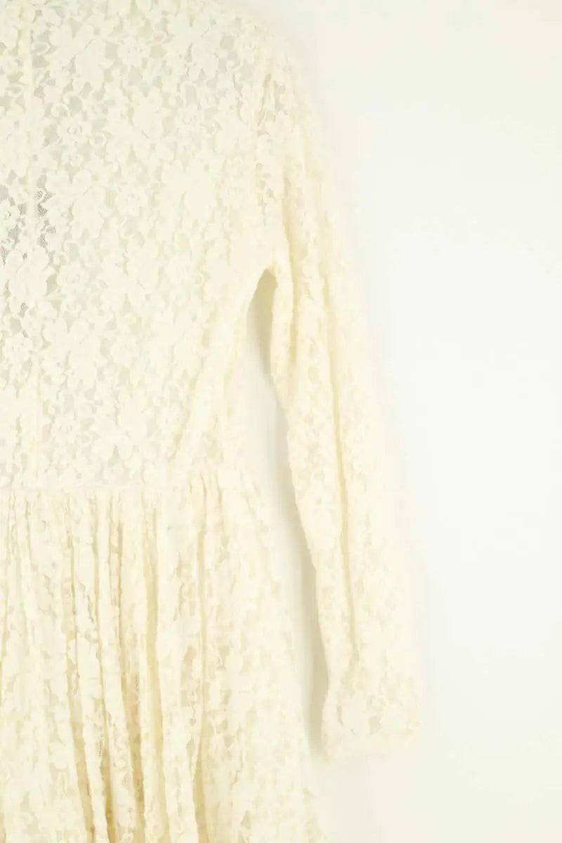 Robe Maje Blanc en Viscose