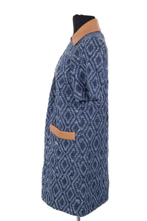 Robe Maje Bleu en Coton