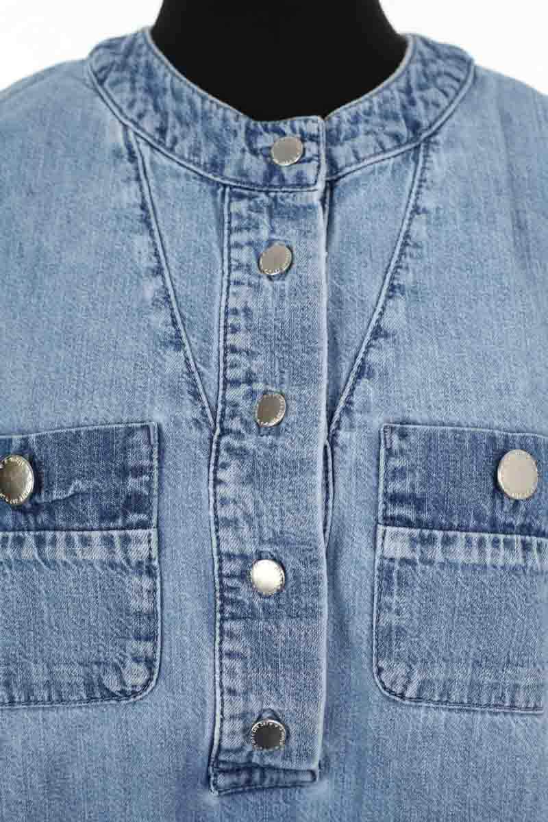Robe Maje Bleu en Coton