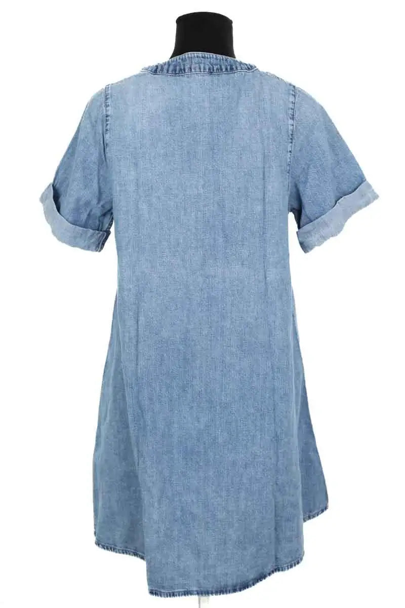 Robe Maje Bleu en Coton