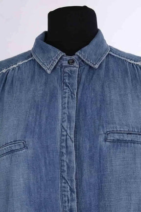 Robe Maje Bleu en Coton