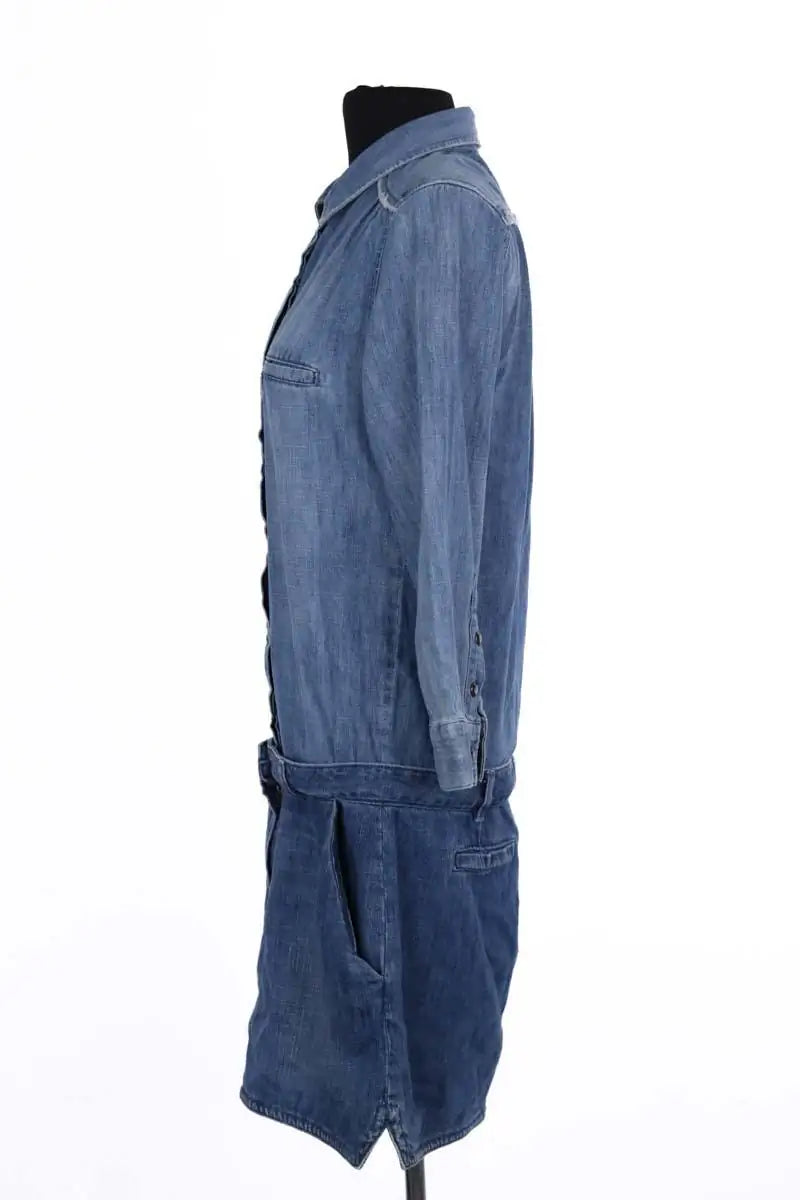 Robe Maje Bleu en Coton