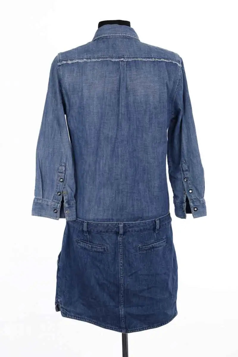 Robe Maje Bleu en Coton