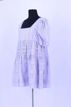 Robe Maje Bleu en Coton