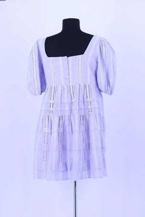 Robe Maje Bleu en Coton