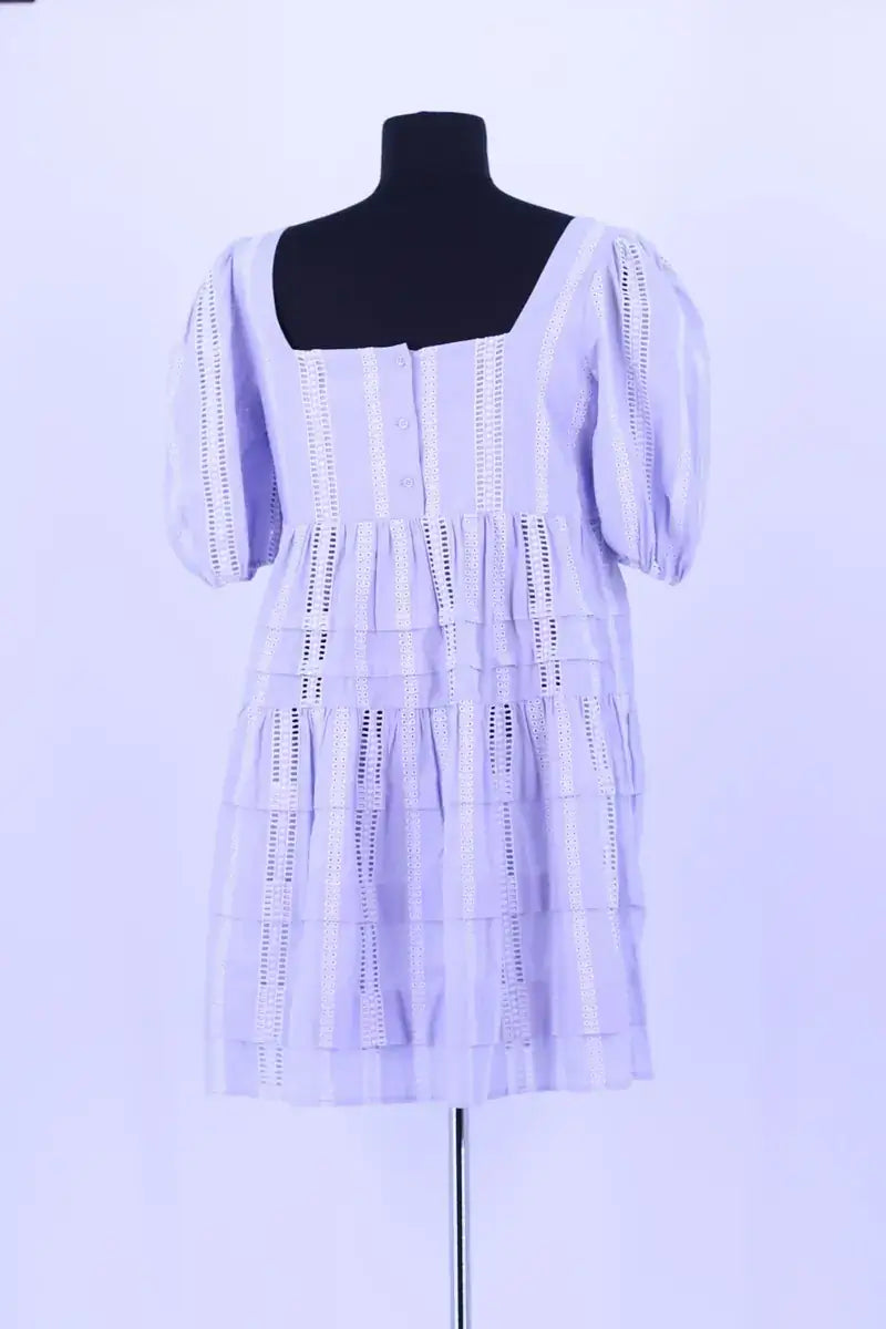 Robe Maje Bleu en Coton