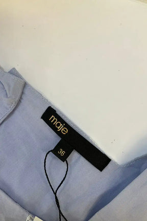 Robe Maje Bleu en Coton
