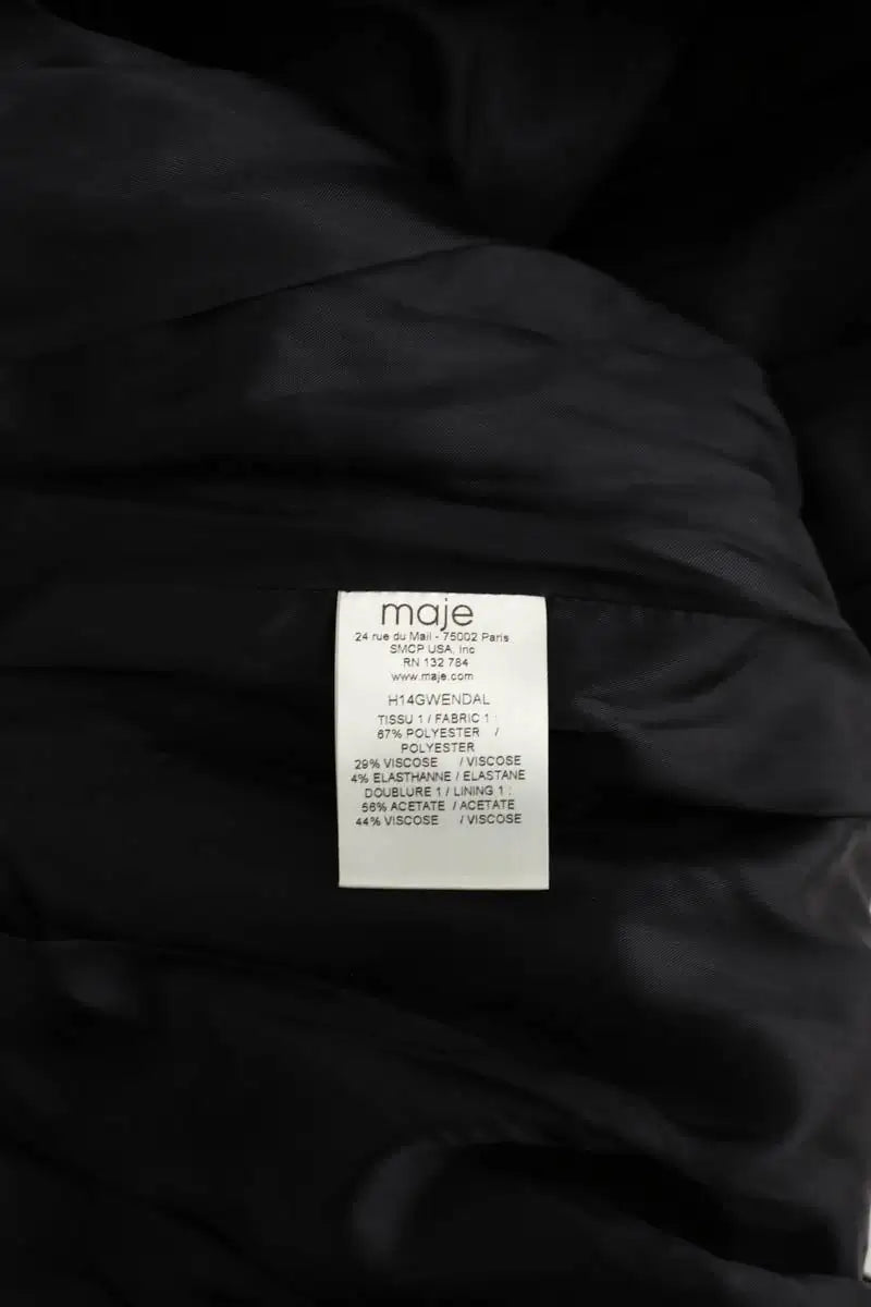 Robe Maje Bleu en Polyester