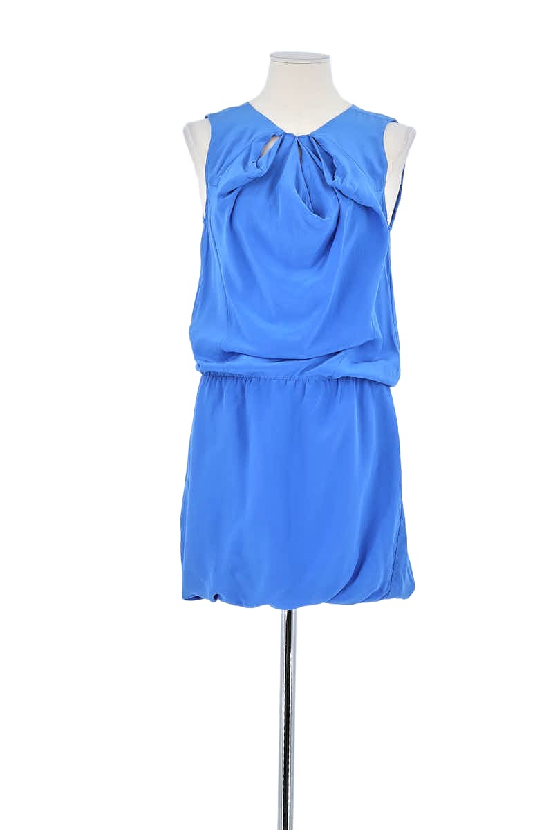 Robe Maje Bleu en Soie, taille S - Seconde Main