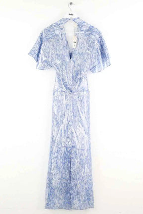 Robe Maje Bleu en Soie