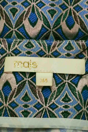 Robe Maje Bleu en Synthétique