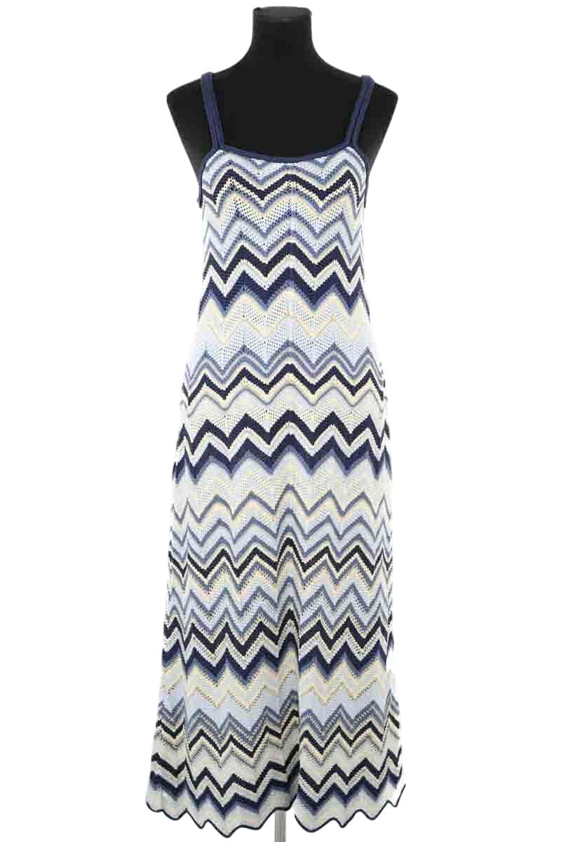 Robe Maje Bleu en Viscose, taille L - Seconde Main