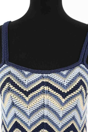 Robe Maje Bleu en Viscose
