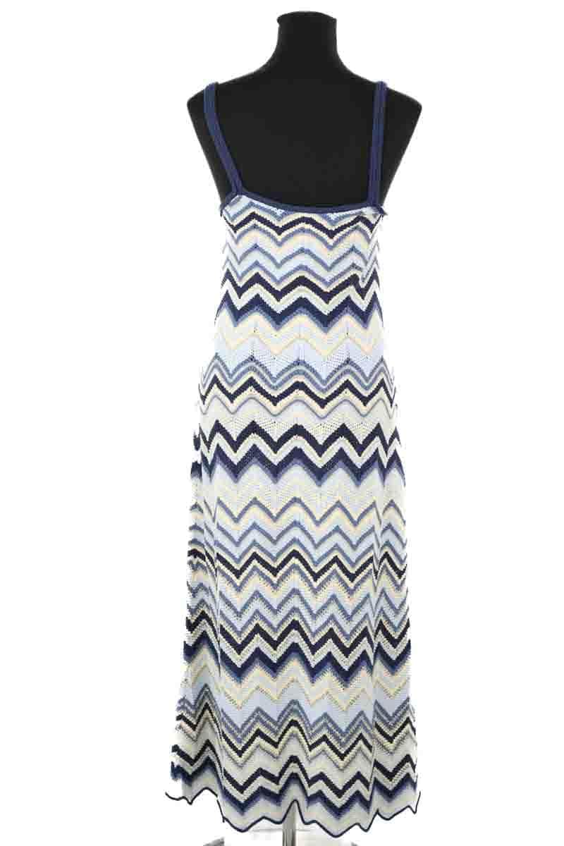 Robe Maje Bleu en Viscose