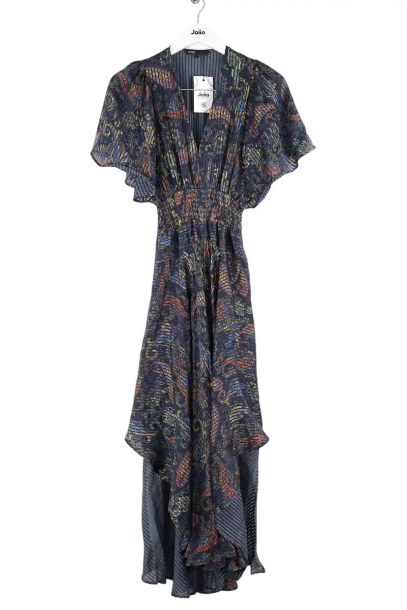 Robe Maje Bleu en Viscose, taille S - Seconde Main
