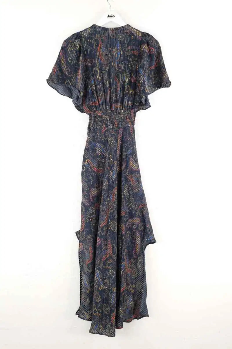 Robe Maje Bleu en Viscose