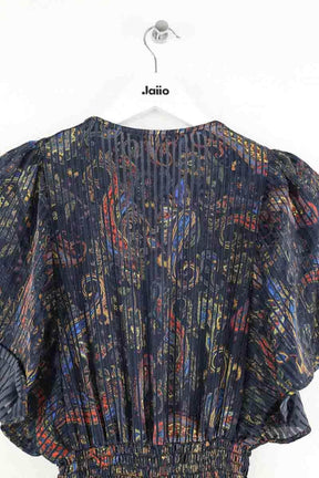 Robe Maje Bleu en Viscose