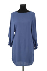 Robe Maje Bleu en Viscose, taille S - Seconde Main