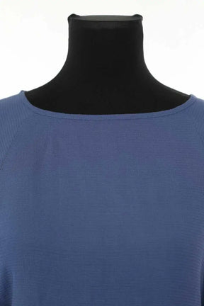 Robe Maje Bleu en Viscose