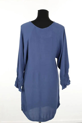 Robe Maje Bleu en Viscose