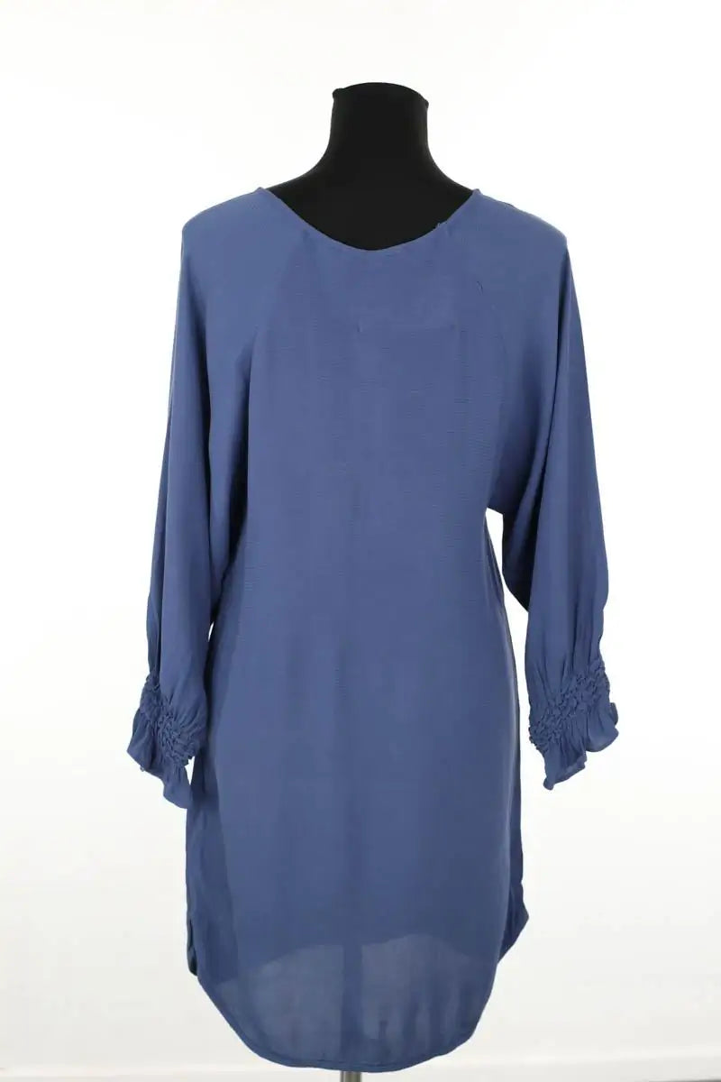 Robe Maje Bleu en Viscose