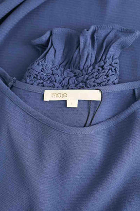 Robe Maje Bleu en Viscose