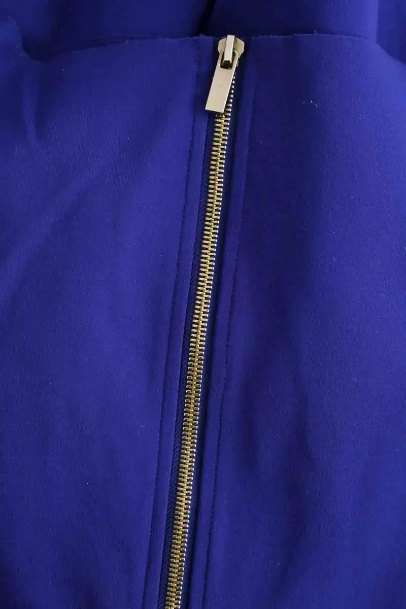 Robe Maje Bleu en Viscose