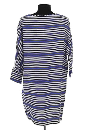 Robe Maje Bleu en Viscose