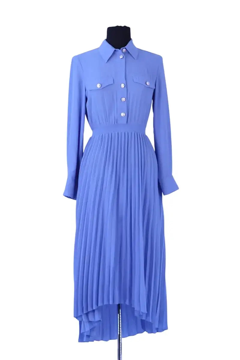Robe Maje Bleu en Viscose, taille S - Seconde Main