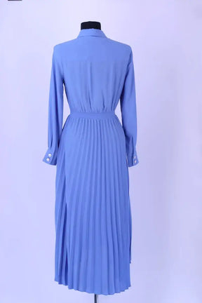 Robe Maje Bleu en Viscose