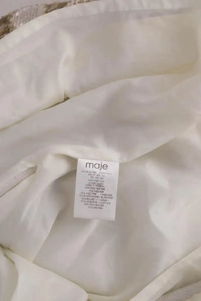 Robe Maje Doré en Synthétique